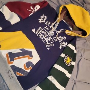 Mens large polo hoodie